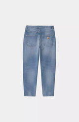 CARHARTT WIP Newel Pant Blue Light Used Washed