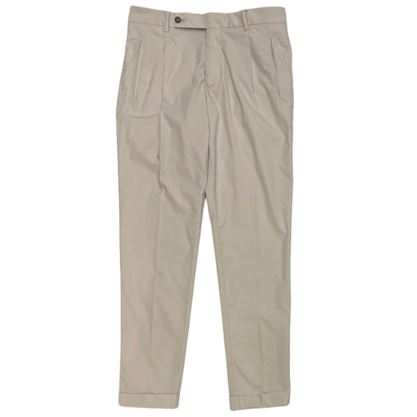 Pantaloni chino plissettati FRESH Nervi in ​​cotone Lyocell in pomice