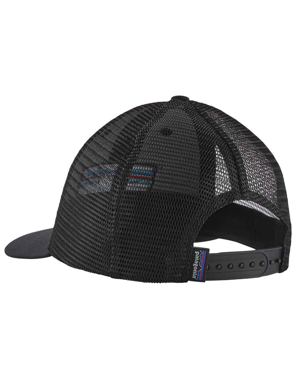 Casquette de camionneur PATAGONIA P-6 Logo LoPro noir 