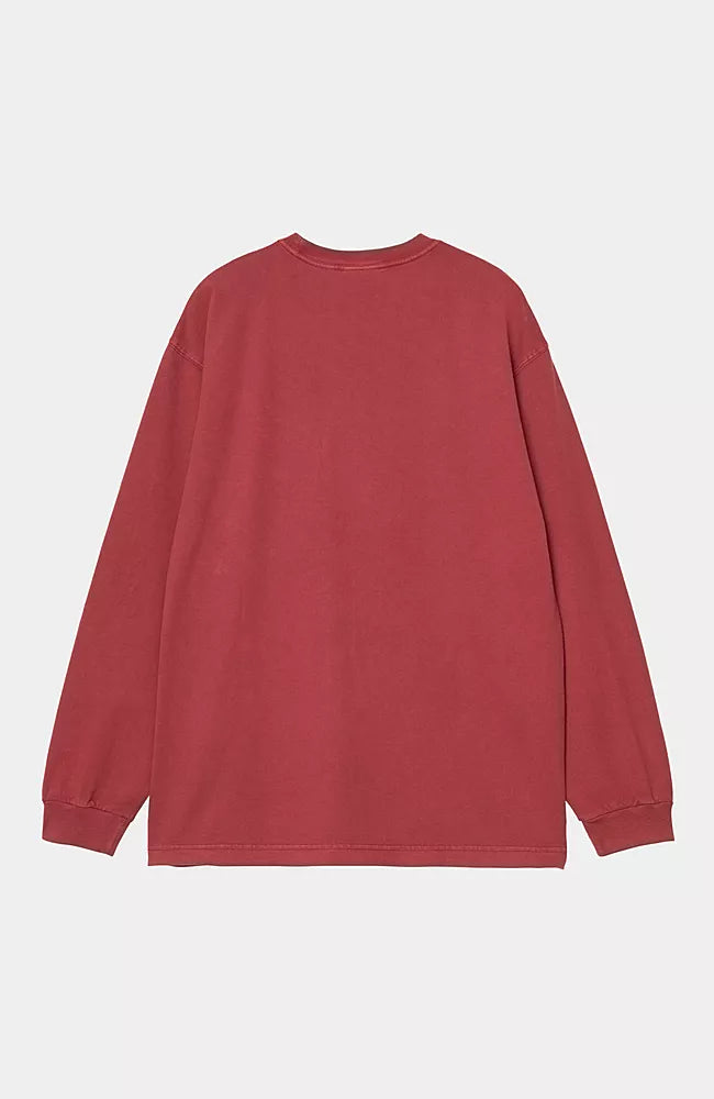 CARHARTT WIP L/S Vista T-Shirt Scarlet