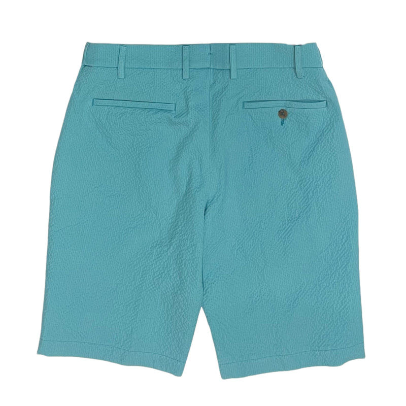 Pantaloncini chino FRESH Ortigia Seersucker in verde acqua