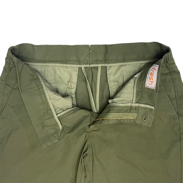 Pantaloncini chino FRESH in cotone Recco verdi