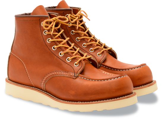 RED WING Classic Moc Style No. 875 Oro Legacy Pelle