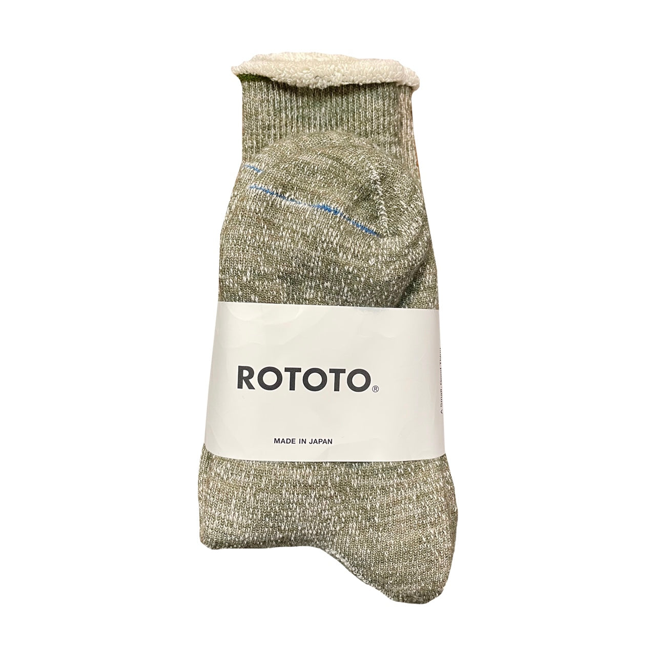 ROTOTO Double Face Socks Army Green