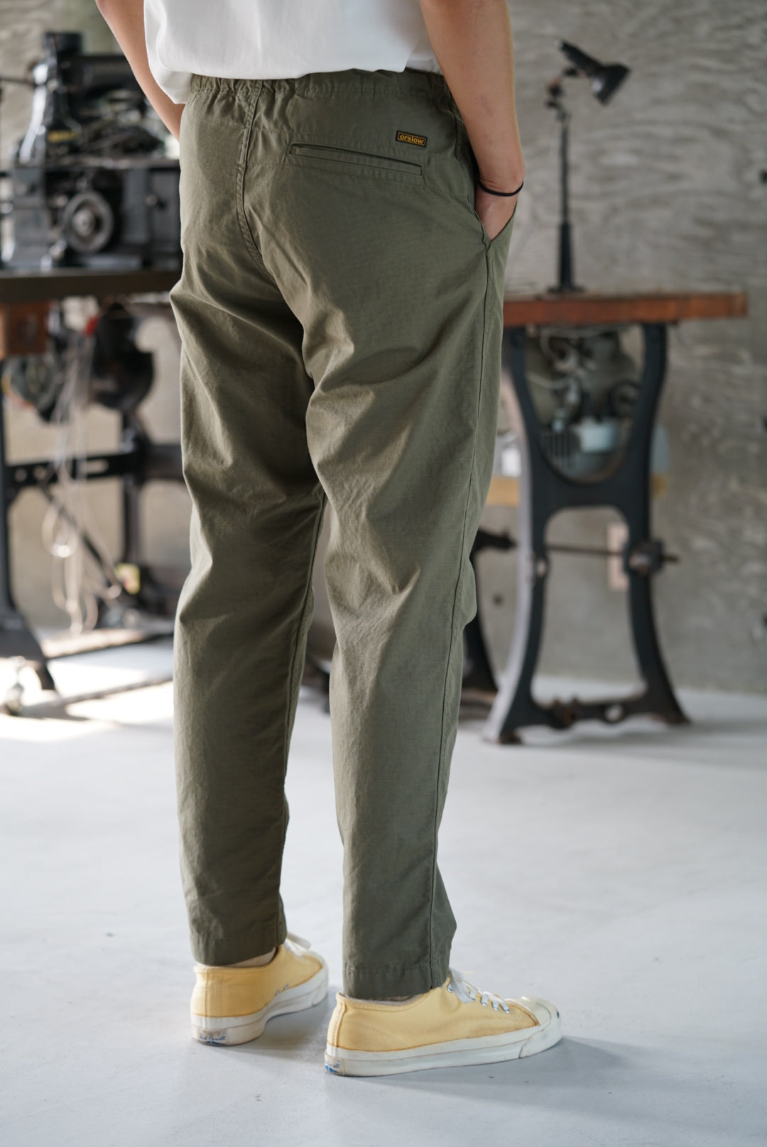 ORSLOW Pantalon New Yorker Vert Armée