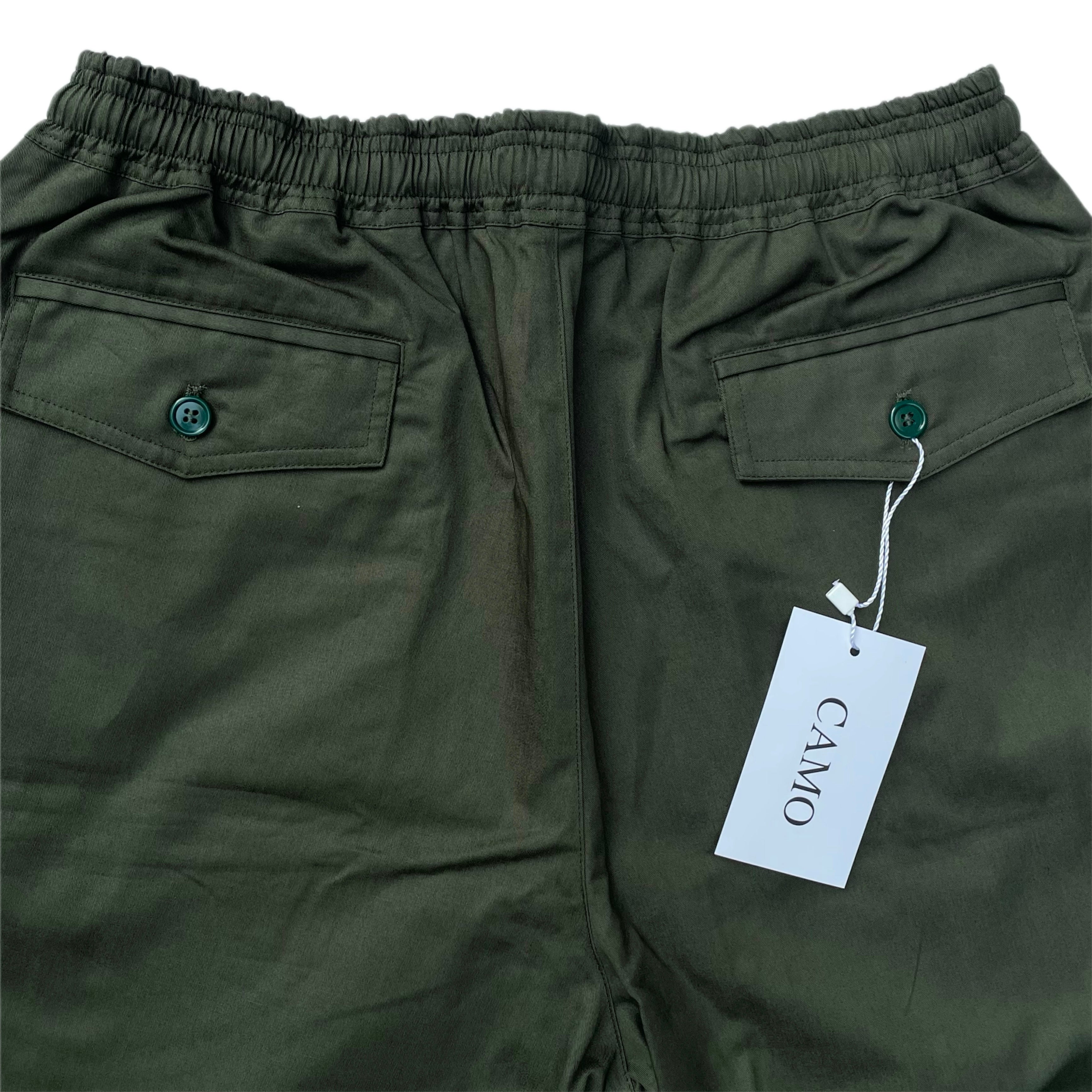 Pantalon Élastique CAMO Eclipse Drill Coton Vert