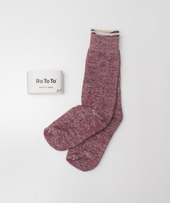 ROTOTO Double Face Socks Grape