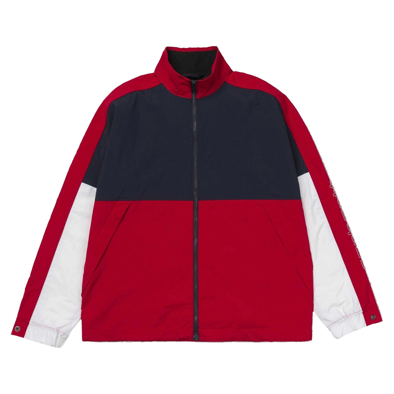 CARHARTT WIP Terrace Pull Jacket Dark Navy Cardinal Blanc 100% Nylon, 3,1 oz