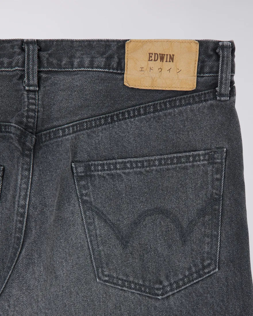 EDWIN Slim Tapered Jeans Black Light utilisé fabriqué au Japon 