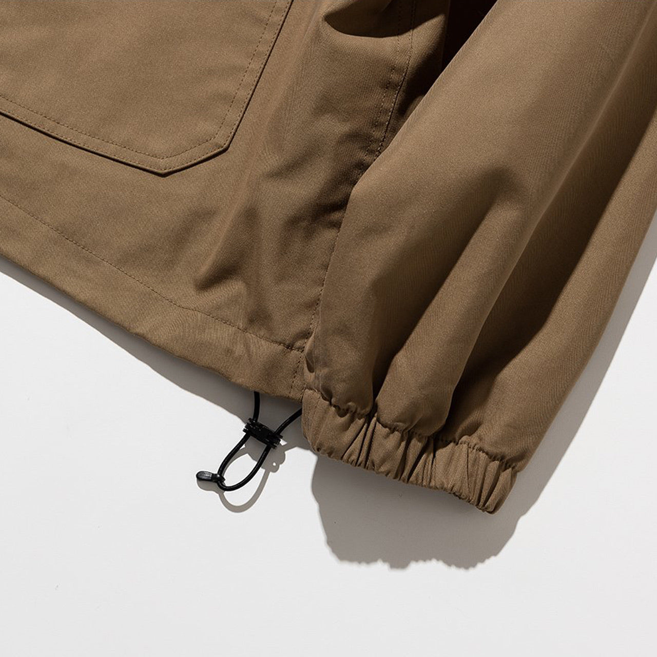 UNIFORM BRIDGE Veste Anorak Smockée Marron 