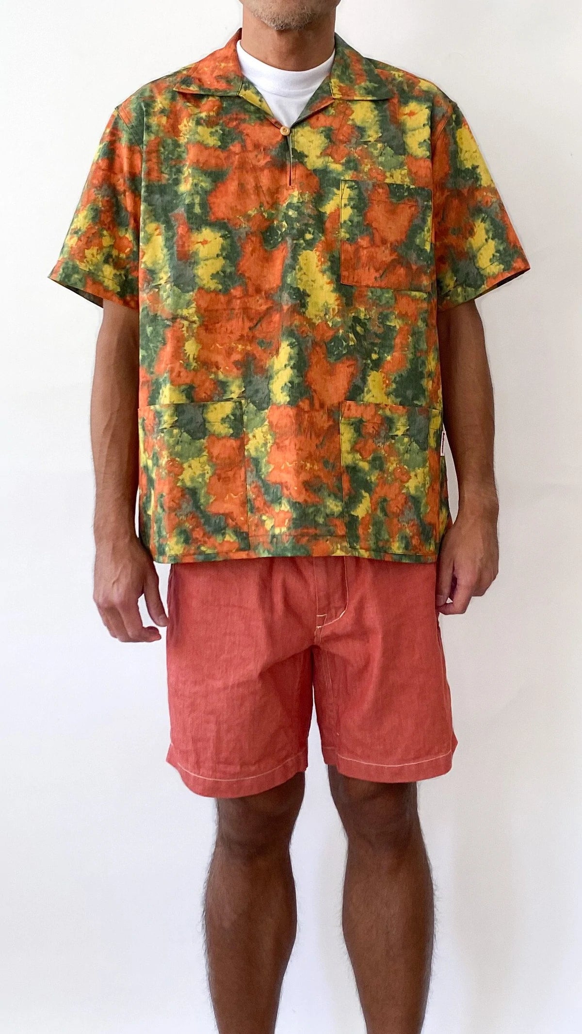 BATTENWEAR Topanga Pull-shirt Orange Camo 