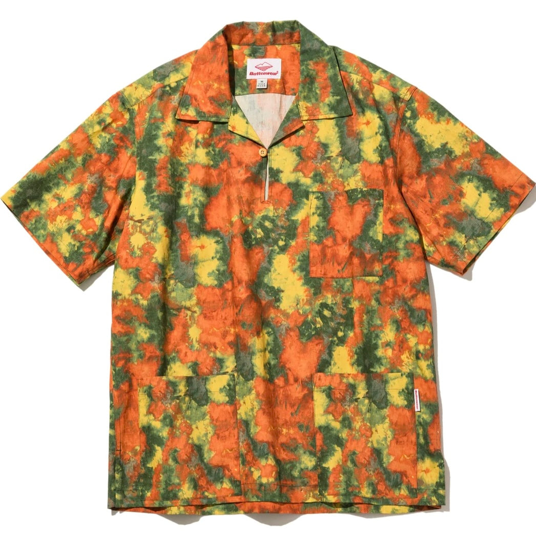 BATTENWEAR Topanga Pull-shirt Orange Camo 