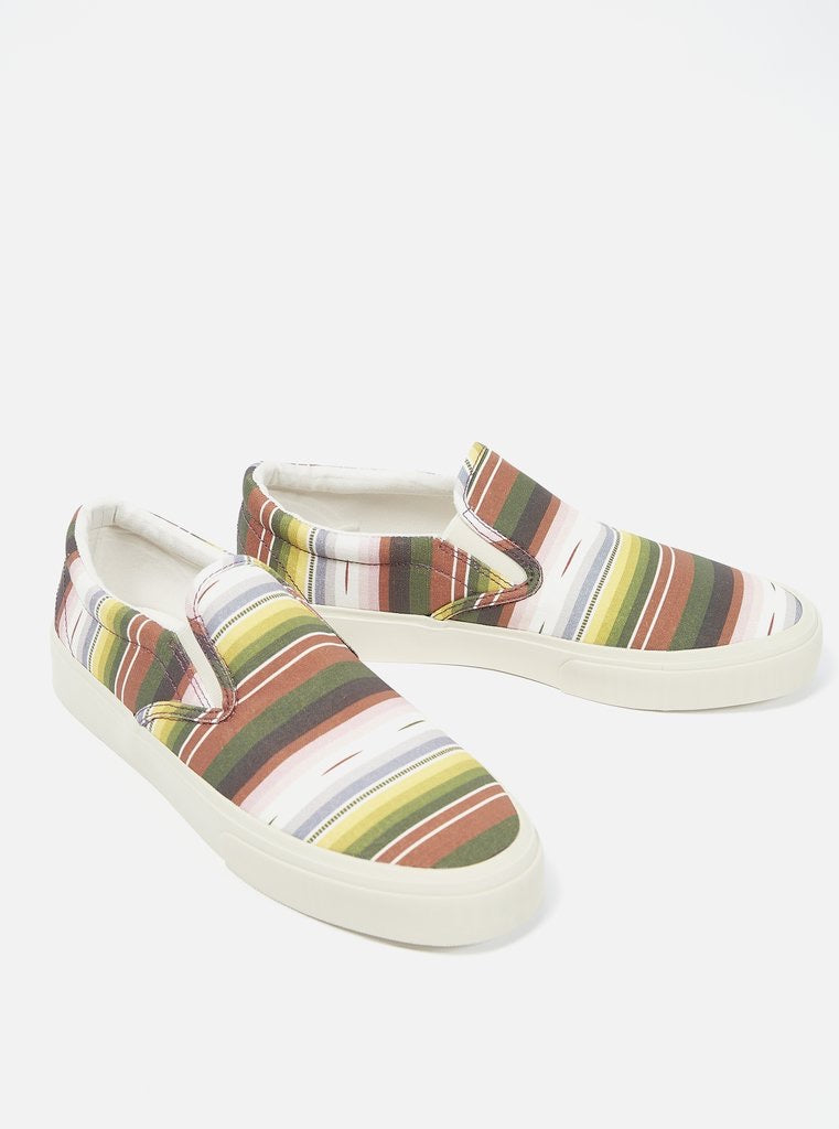 UNIVERSAL WORKS x Sebago Jack In Mex Blanket/Multi Stripe