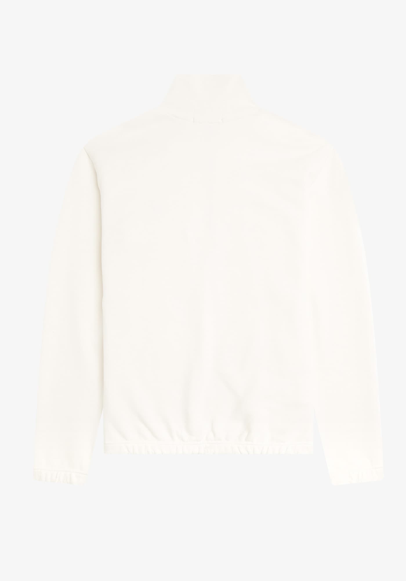 FRED PERRY Reissues Sweat-shirt à col cheminée et demi-zip Blanc Neige 