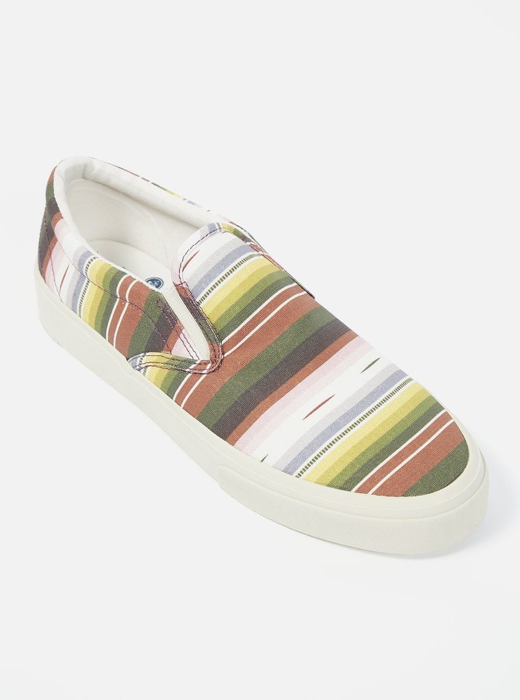 UNIVERSAL WORKS x Sebago Couverture Jack In Mex/Multi Stripe