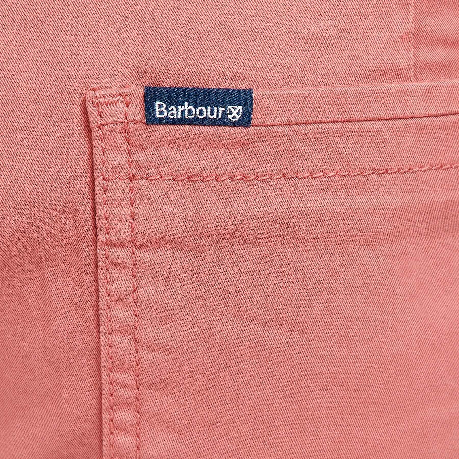 BARBOUR Corto Twill Sovratinto Rosa Sale 