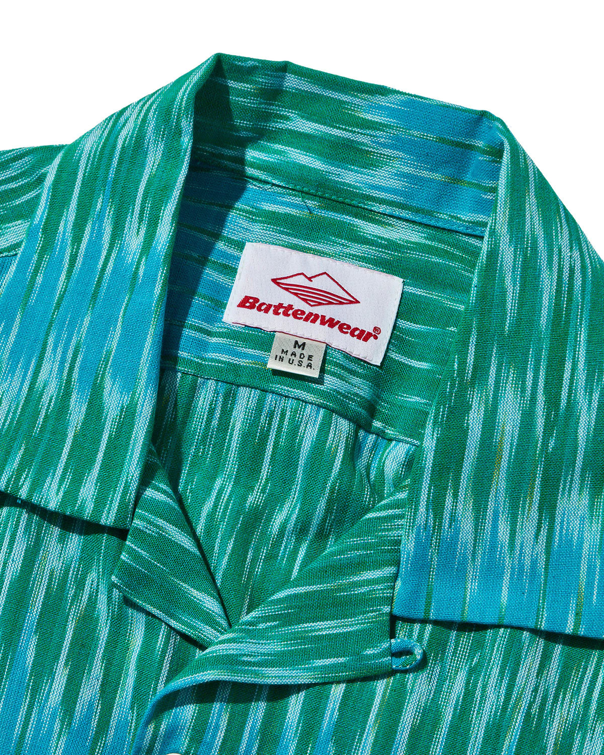 BATTENWEAR Chemise Island à cinq poches Vert Ikat