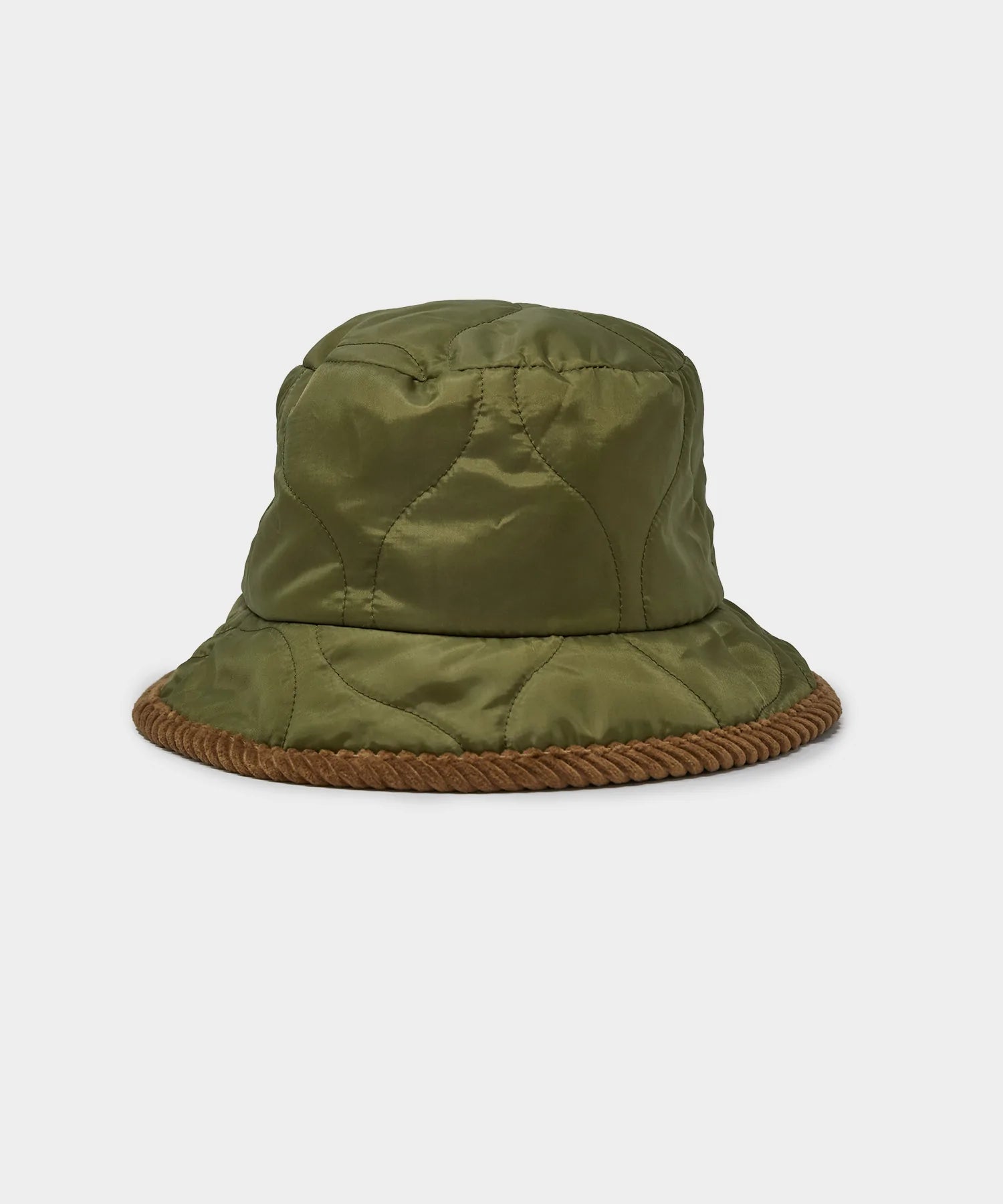 CABLEAMI Chapeau Bob Militaire Matelassé Vert Olive