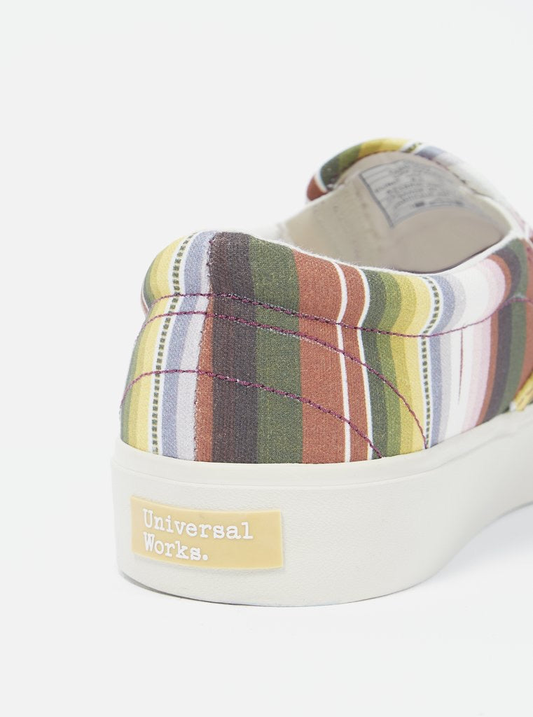 UNIVERSAL WORKS x Sebago Jack In Mex Coperta/Multi Strisce