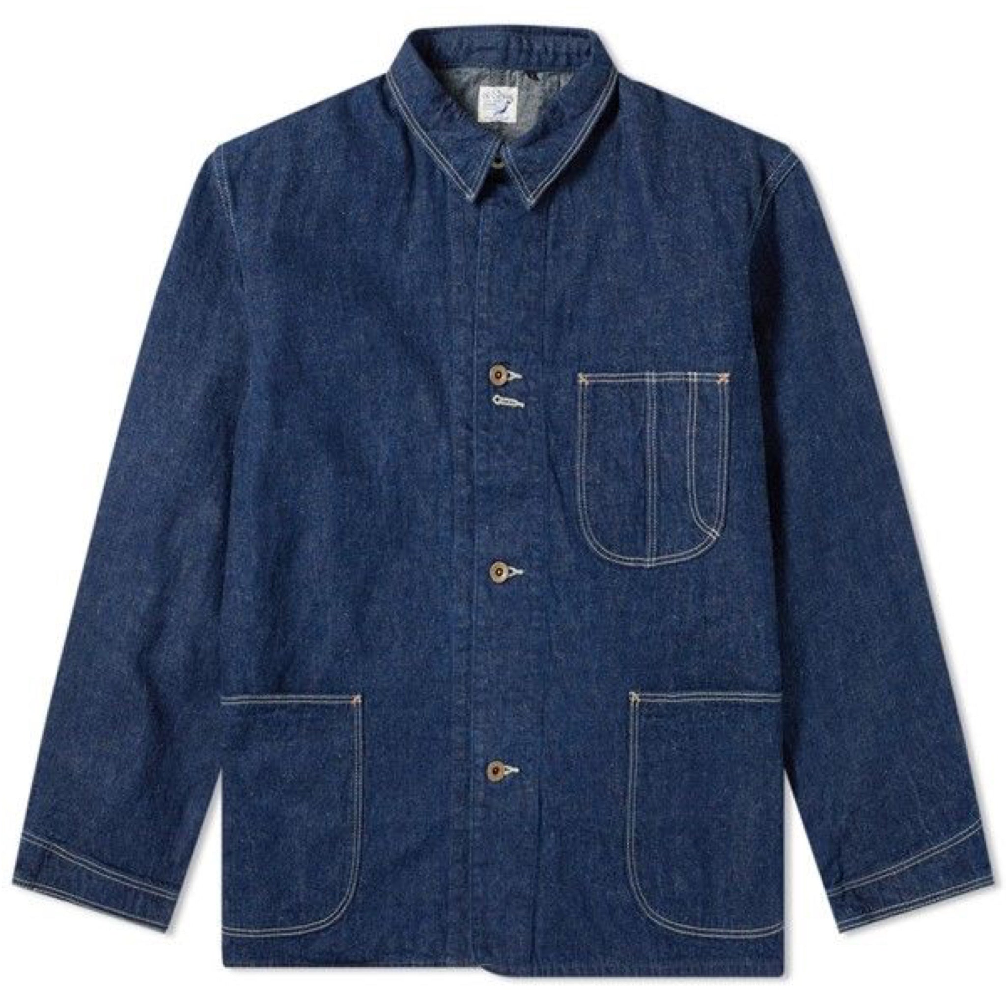 ORSLOW 1940's Coverall 9oz Original One Wash Denim Jacket – Fresh Store ...