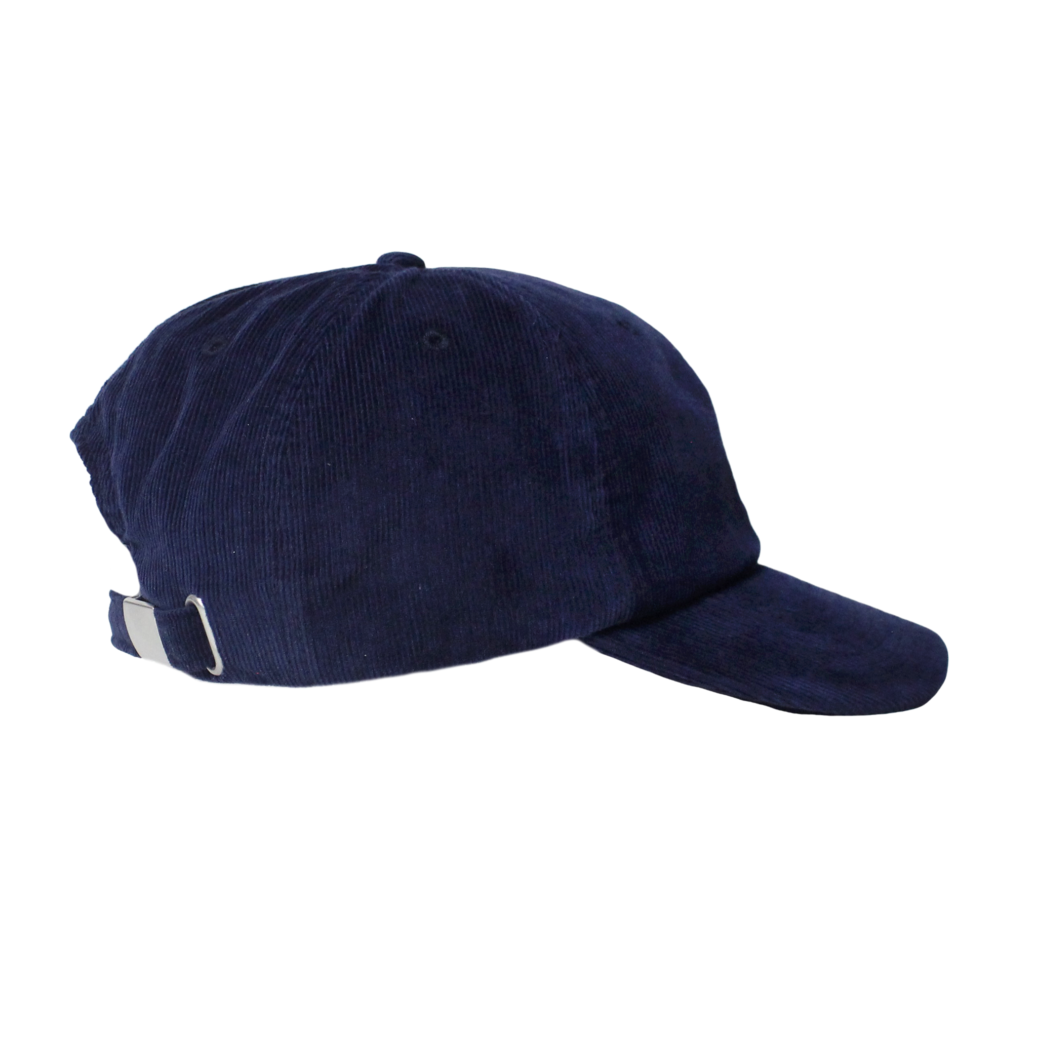 TOO HOT Navy Blue Needle Cord Embroidered Logo Cap