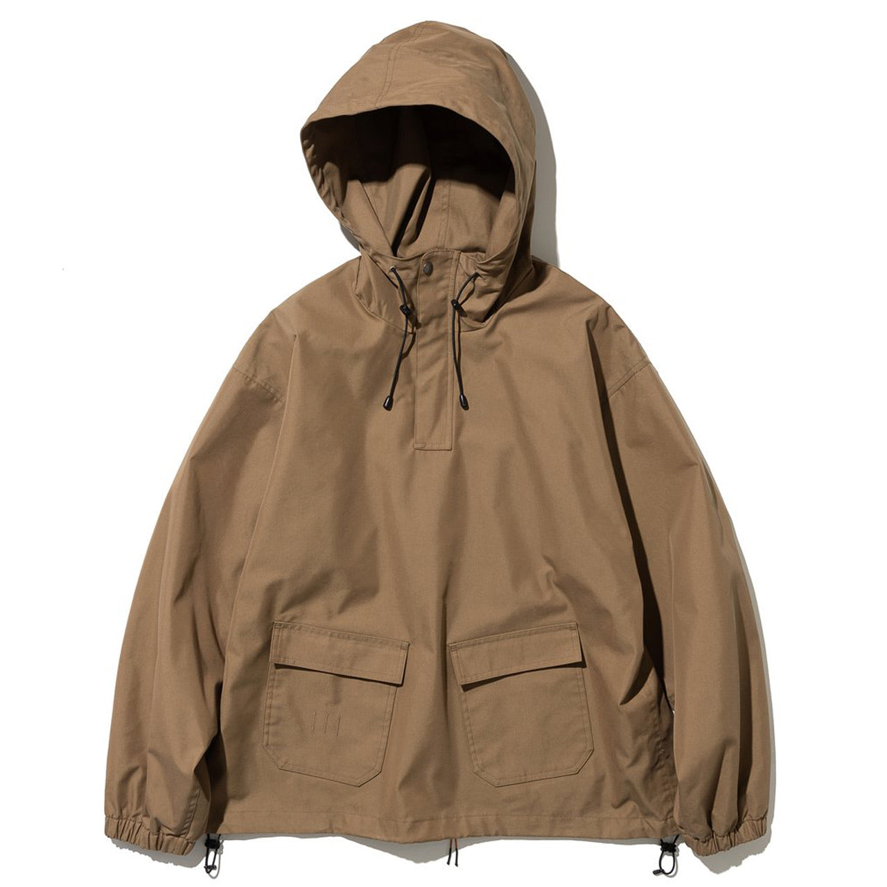 UNIFORM BRIDGE Veste Anorak Smockée Marron 