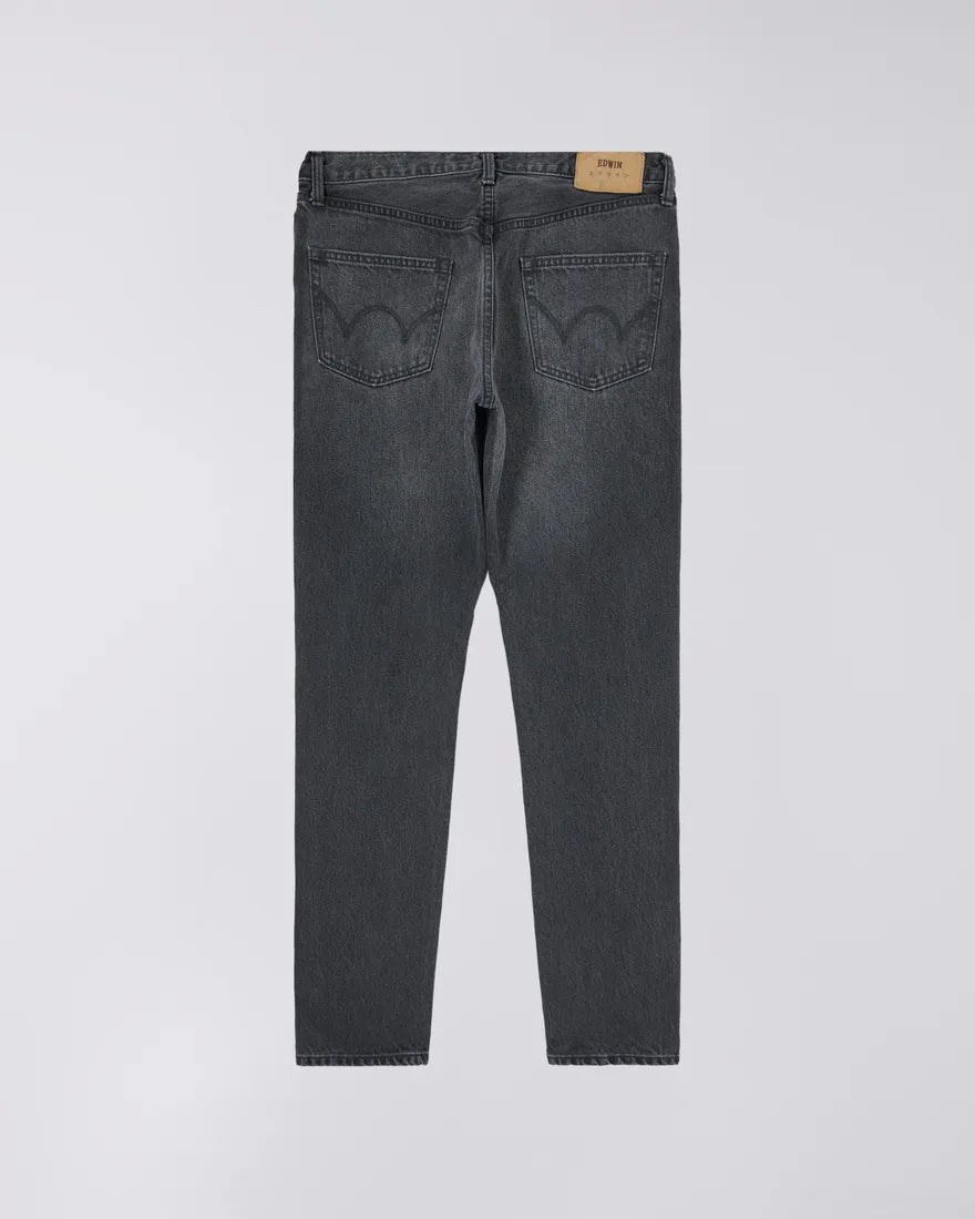 EDWIN Slim Tapered Jeans Black Light utilisé fabriqué au Japon 