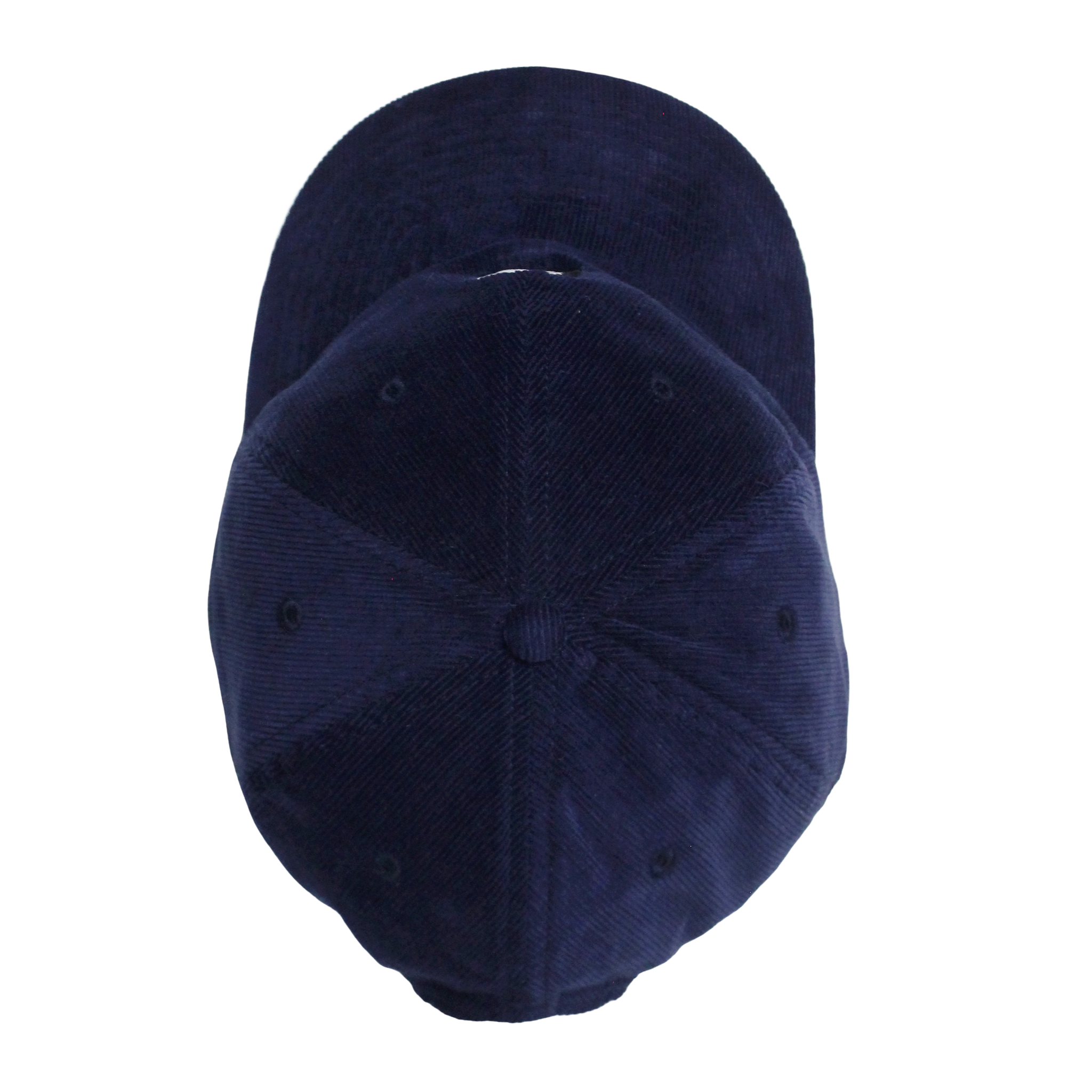 TOO HOT Navy Blue Needle Cord Embroidered Logo Cap