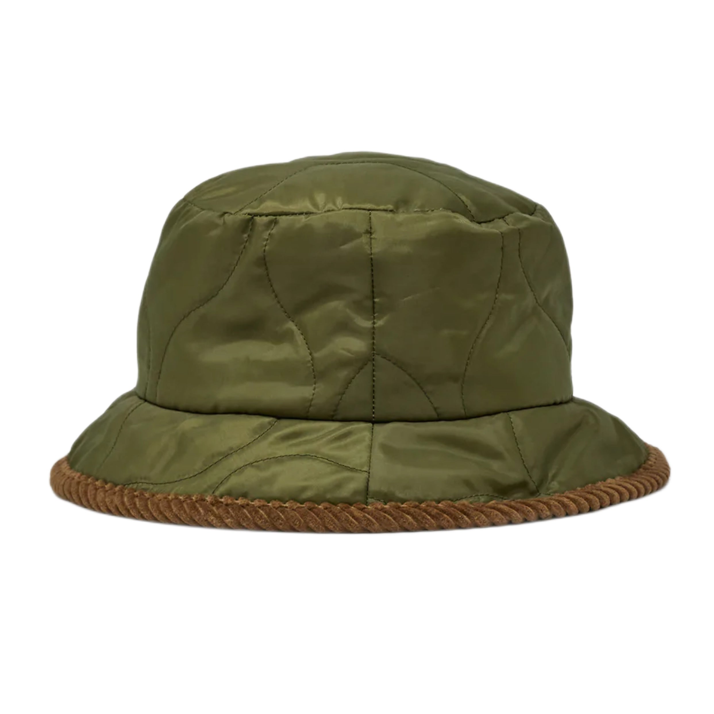 CABLEAMI Chapeau Bob Militaire Matelassé Vert Olive