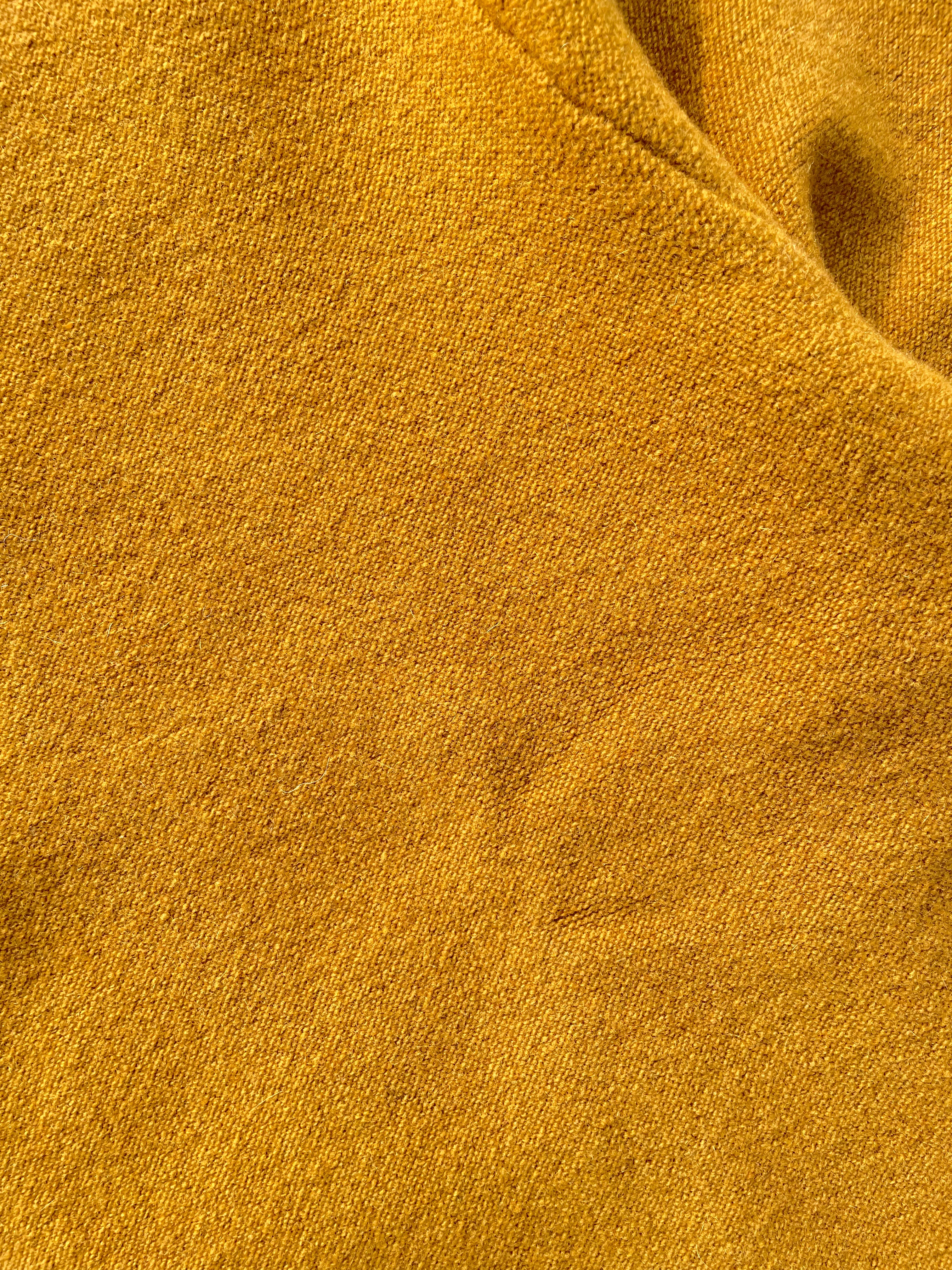 Maglione FRESH Girocollo in Lana Giallo Olio